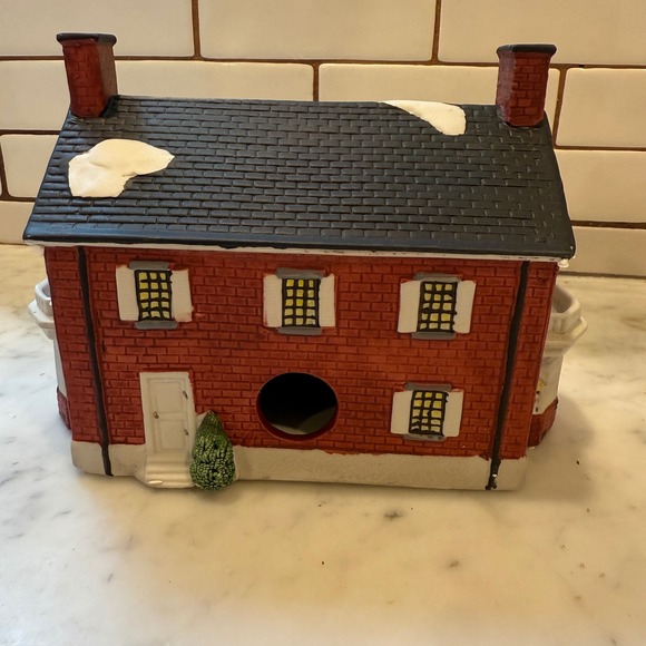 Lemax Dickensvale Collectibles RETIRED The White House Porcelain Building 1993 - Picture 2 of 10